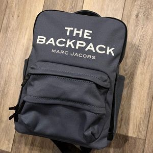 Marc Jacobs The Backpack Shadow Blue Canvas NWT